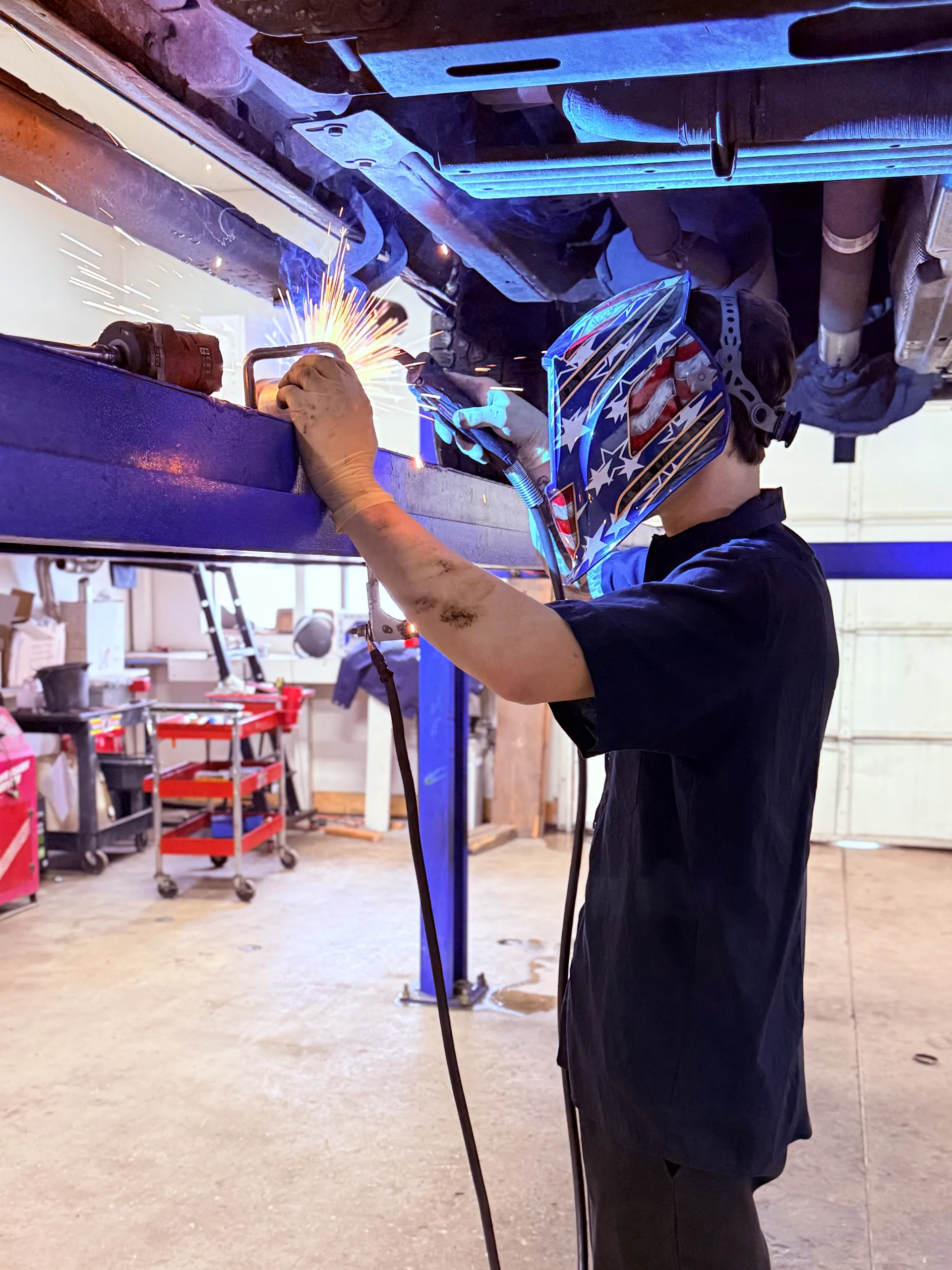 exhaust system repair and muffler welding service